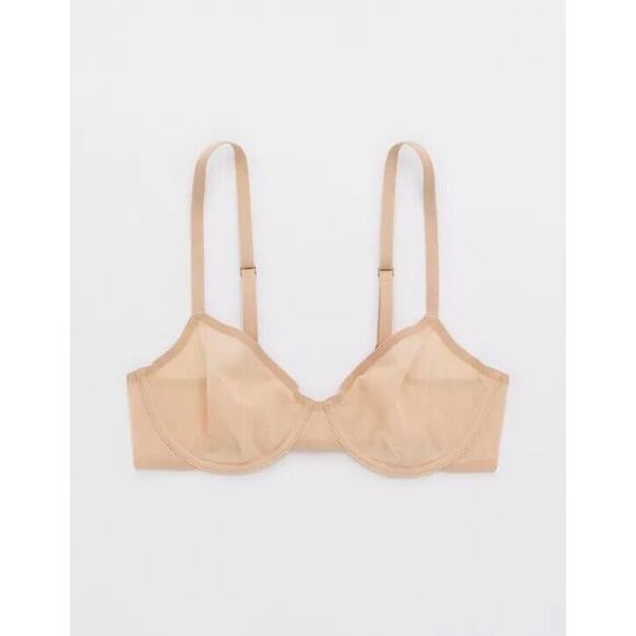 AEIRE Mesh Smoothez Bra's 36 C Balconette unlined underwire 2 Pack Multi-colors - Picture 5 of 6